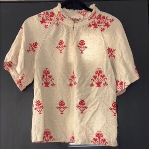 Solitaire Size M 18.5-19” PTP Embroidered Blouse